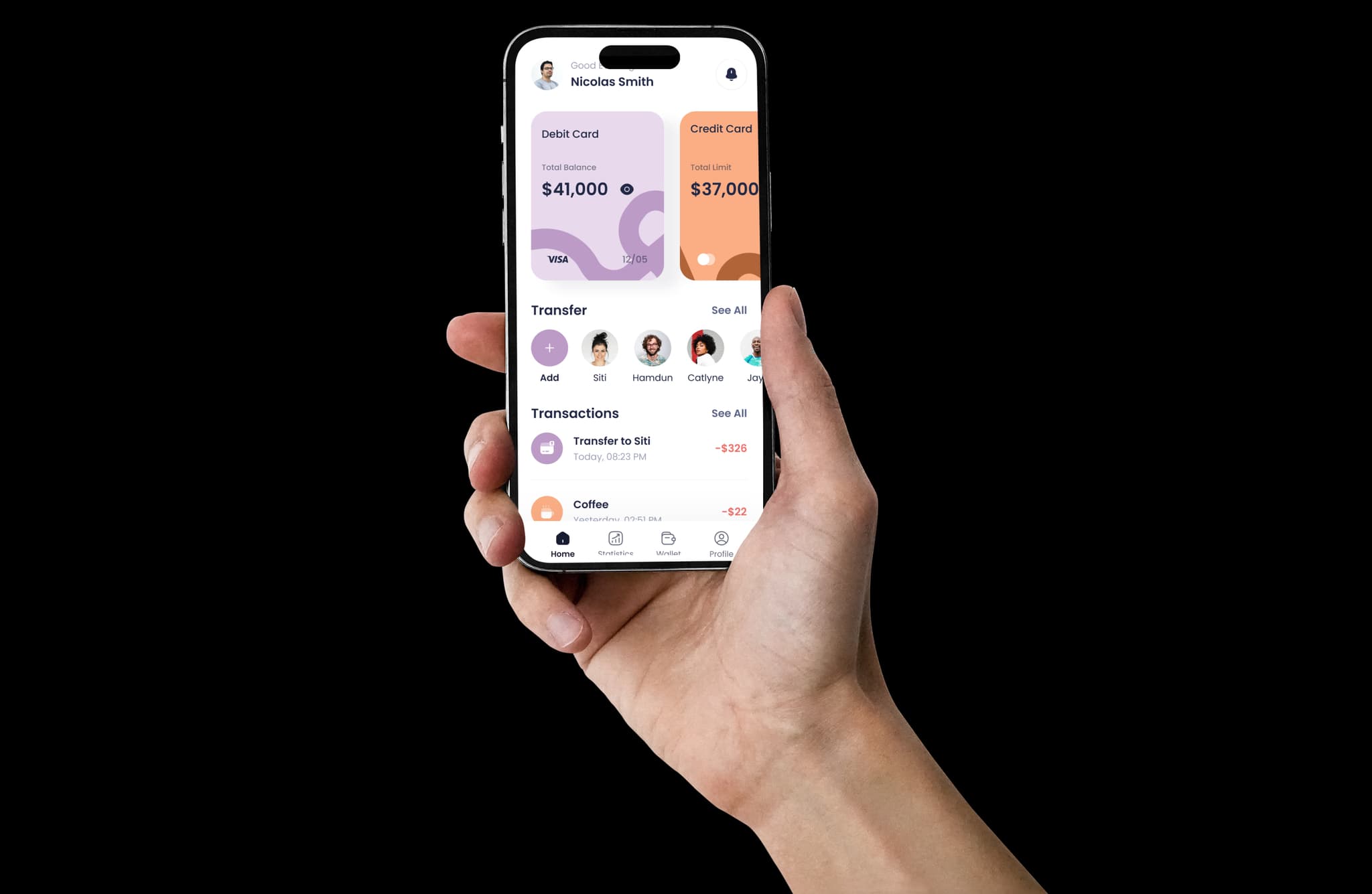 Monely App Interface